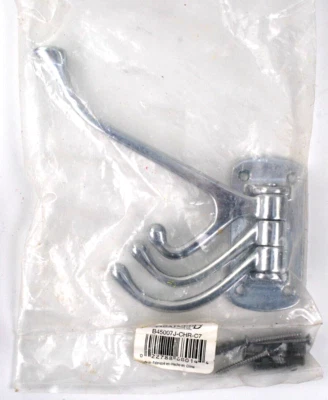 Gancho giratorio para abrigo y sombrero Brainerd cromado con base cuadrada NUEVO stock antiguo Foto 1 de 4