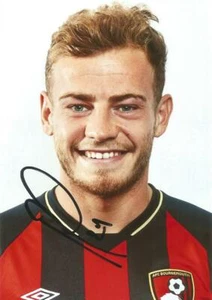 BOURNEMOUTH: RYAN FRASER SIGNED 6x4 2018/2019 PORTRAIT PHOTO + COA - Bild 1 von 1