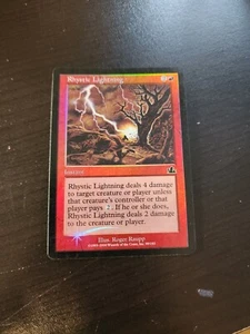 NM English MTG Rhystic Lightning - Foil Prophecy Magic the Gathering m13 - Picture 1 of 2