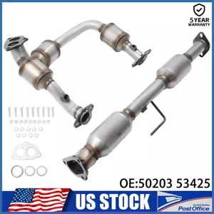 For 2001 2002 2003 Ford Ranger V6 3.0L Front & Rear Catalytic Converter Set - Picture 1 of 11