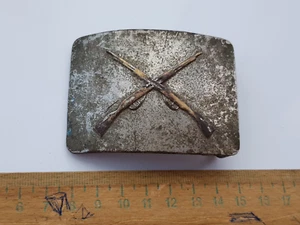 Vintage Soviet Era USSR WWII Rare BUCKLE RIFLE WEAPON RIFLE WEAPON - Picture 1 of 9