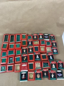 Vintage Hallmark Miniature Keepsake Ornaments Lot Of 50 See Photos - Picture 1 of 10