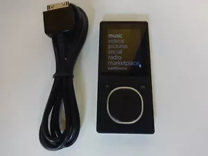 MICROSOFT ZUNE BLACK 8GB...NEW BATTERY... - Picture 1 of 7
