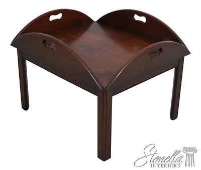 66979: Mesa de centro BAKER estilo Chippendale mayordomo de caoba Foto 1 de 4