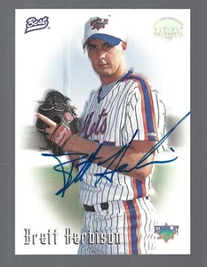 Brett Herbison AUTOGRAPH Best Prospects New York Mets 1997 Autograph Series AUTO - Picture 1 of 2