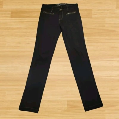 Pantalones de mezclilla ajustados LAMB Gwen Stefani 32" azul oscuro tiro bajo para mujer talla 4/29  Foto 1 de 4