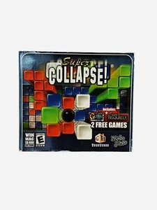 Super Collapse PC Mac CD Puzzle Clásico Match Arcade Juego Glinx Nisqually Retro - Imagen 1 de 7
