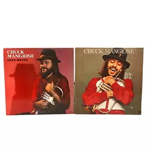 Set of 2: Love Notes (1982) and Feels Good (1977) by Chuck Mangione Vinyl - Imagen 1 de 15