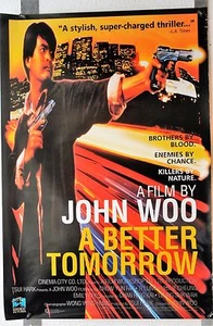 N081 - 68 x 100 cm John Woo's A BETTER TOMORROW Chow Yun Fat - Bild 1 von 1