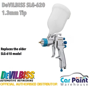 Devilbiss SLG-620 Compliant Spray Gun 1.3mm Paint & Primer Gun Gravity Feed - Picture 1 of 7