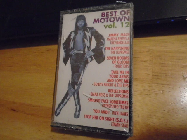 SEALED RARE OOP Best of Motown vol 12 CASSETTE TAPE Rick James SUPREMES 4 Tops ! - Image 1 of 2