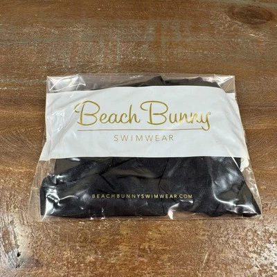 Nuevo fondo de bikini Beach Bunny Stephanie cobertura completa negro XL Foto 1 de 4