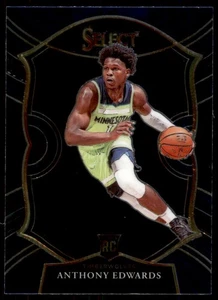 Panini Select Anthony Edwards RC 2020-21 Minnesota Timberwolves #61 - Imagen 1 de 2