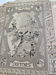 Character Sketches 1892 Magazine Victorian ART Selmar Hess p - Picture 1 of 13