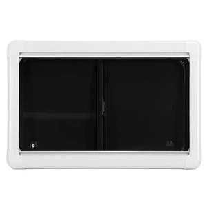 RV Window L830 W530mm With Sunshade Screen UV Blocking Tempered Glass Waterproof - Picture 1 of 12