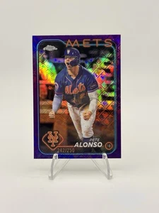 2024 Topps Chrome Logofractor Edition - Pete Alonso #269 Purple Refractor /250 - Picture 1 of 2