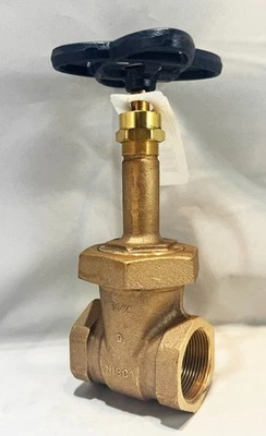 Nibco NL1M00C Threaded Bronze Rising Stem Gate Ball Valve 150SWP 300CWP NEW - Image 1 of 4