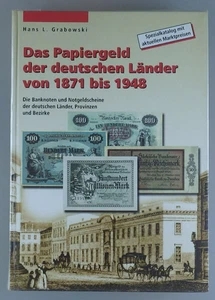 Hans L. Grabowski: "Das Papiergeld der deutschen Länder von 1871-1948" (120303) - Picture 1 of 11