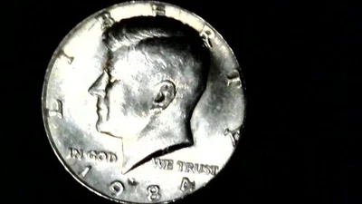 1984-P -Kennedy Half GEM-BU BETTER DATE  - Image 1 of 2