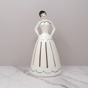 Vintage Ceramic Napkin Girl (1950s) - Picture 1 of 9