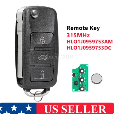 Mando a distancia para Volkswagen Beetle 2002 2003 2004 2005 llavero HLO1J0959753AM Foto 1 de 4