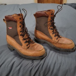 Botas Red Wing 403 para hombre 13 puntera sin usar cuero y lona EE. UU. 2005 vintage trabajo tarea - Imagen 1 de 10