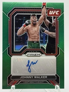 Autógrafo Johnny Walker 2023 Prizm UFC Susperstar Auto Verde Prizm #SA-JWK - Imagen 1 de 24