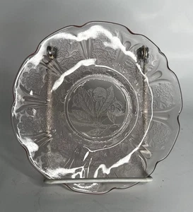 STUNNING! VINTAGE! Pink Depression Jeanette Cherry Blossom Platter! - Picture 1 of 4