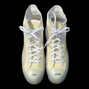Converse Off-White Chuck Taylor All Star Vulcanized Men’s 7.5 / Women’s 9.5 - Picture 1 of 6