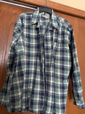Men's Duluth Trading Free Swinging Flannel Shirt, 3XL Green - Image 1 of 4