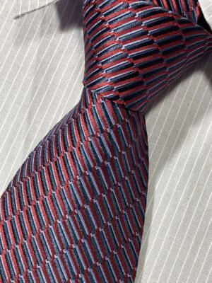 Vestido clásico J.Press genuino usado de seda para hombre corbata de lujo multicolor #147 Foto 1 de 3