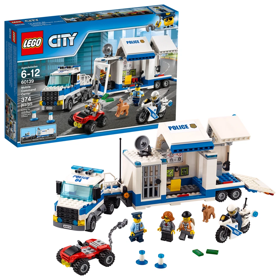 Lego City Mobile Command Center 60139 Building Kit 374 Pcs NEW - Image 1 of 1