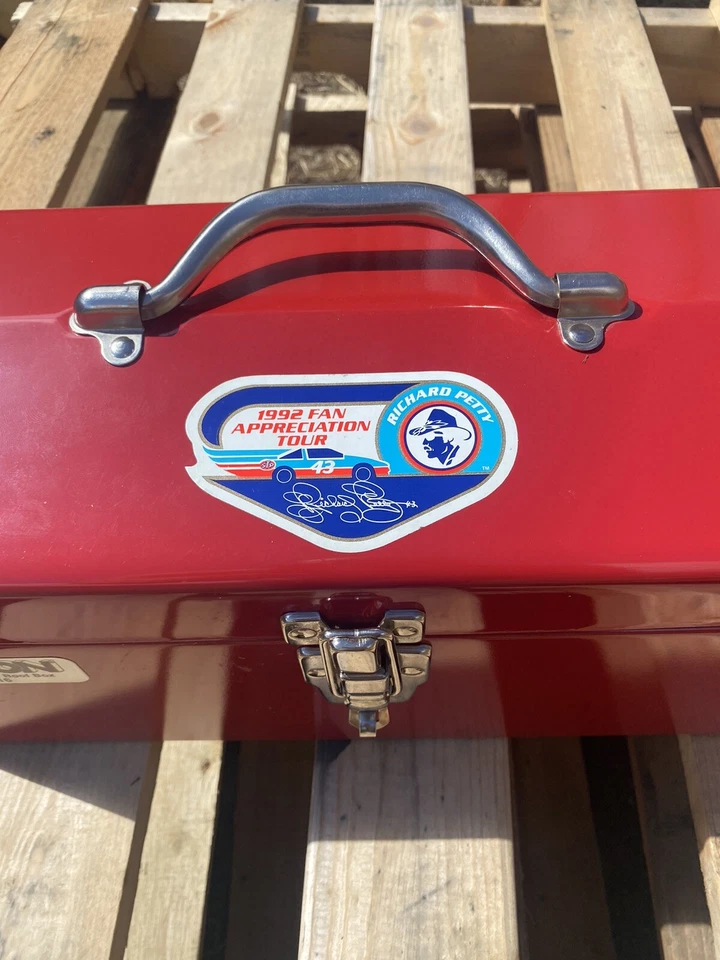 Rare Stack On Richard Petty 1992 Fan Appreciation Tour Tool Box Collectors  - Image 1 of 4
