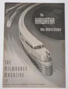 The Milwaukee Magazine June 1945 - Chicago Milw St. Paul & Pacific Railroad - Picture 1 of 7