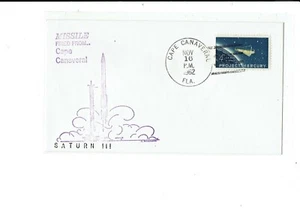 SA-3 Saturn III Apollo Precursor 11/16/1962 #1193 Mercury High Water Test FL !! - Picture 1 of 2
