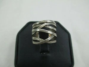 Vintage Israel Sterlingsilber Ring 925 SIGNIERT Größe 7,875 israelisch 583E - Bild 1 von 12