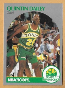 QUINTON DAILEY SEATTLE SUPERSONICS #276 NBA HOOPS 1990-91 - Picture 1 of 2