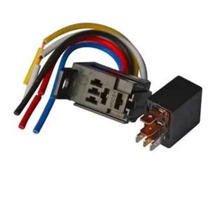 New 5pin 40A 12V Relay +Socket Fit For Car Oil Pump Relay Air Conditioning Relay - Picture 1 of 5