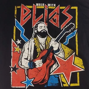WWE Walk With Elias Herren T-Shirt Medium Schwarz Grafik Kurzarm - Bild 1 von 4