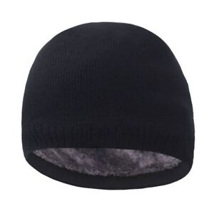 Warm Thick Bonnet Cap - Skull Beanies Knitted Hat Men Headwear Accessories 1pc S