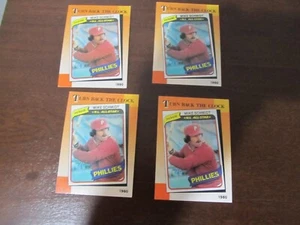 Vier (4) 1987 Topps Turn Back The Clock N.L. All-Star Mike Schmidt #662 - Bild 1 von 1