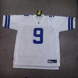Tony Romo Dallas Cowboys Jersey Men Size 2XL White Blue Football Reebok LP6
