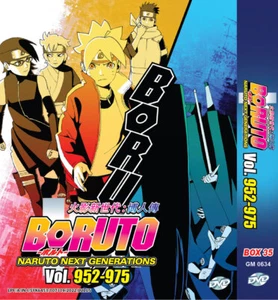 DVD ANIME BORUTO:NARUTO NEXT GENERATION VOL.952-975 BOX 35 REG ALL + FREE DVD - Picture 1 of 3