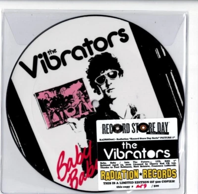 THE VIBRATORS Baby Baby RSD 7" PICTURE DISC 70s PUNK ROCK - image 1 of 2