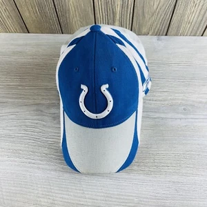Gorra Reebok Para Hombres NFL Indianapolis Colts Elastizada Ajustada Talla Única Azul Blanco - Imagen 1 de 17