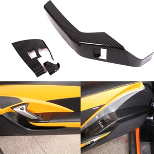 Carbon Faser Auto Fensterheber Trim Schalttafel Abdeckung für Corvette C7 14–19 - Bild 1 von 1