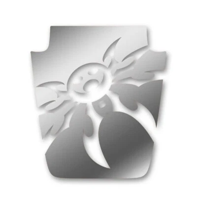 Hauben Dekor silber Poison Spyder Decor Aufkleber Jeep Wrangler TJ 96-06 - Bild 1 von 4