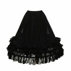 Lolita Girls Chiffon Skirt A- line Petticoat Bustle Adjustable Pannier Crinoline