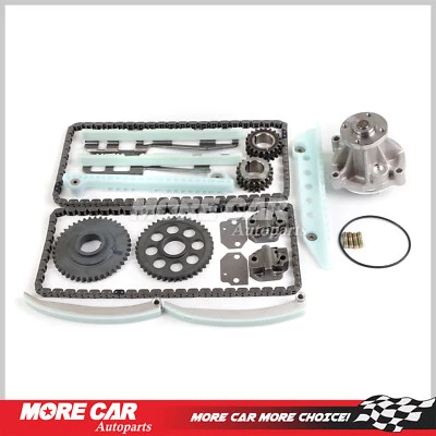Kit de cadena de distribución bomba de agua compatible con 98-02 Ford Crown Victoria Mercury Lincoln 4,6 L Foto 1 de 4