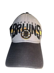 Boston Bruins New Era 100% Cotton Black Gold NHL Baseball Cap Hat - Picture 1 of 6